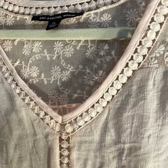 Plus sized flowy top, bohemian styled top - Picture 3 of 5